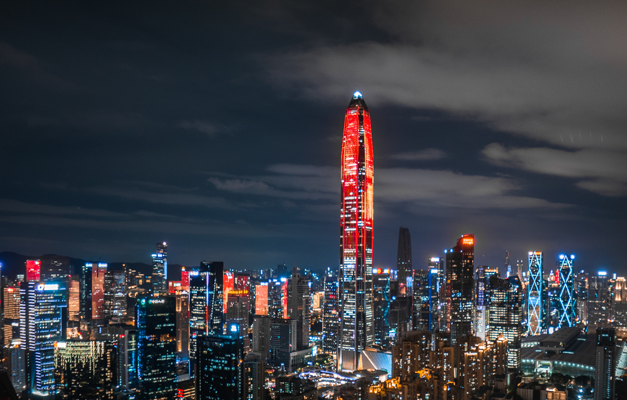 600米深圳第一高樓 —— 平安金融中心的燈光！