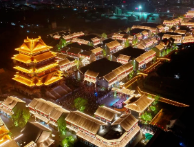 山東莒國古城文旅夜游燈光，百萬(wàn)余人共賞千年雅韻